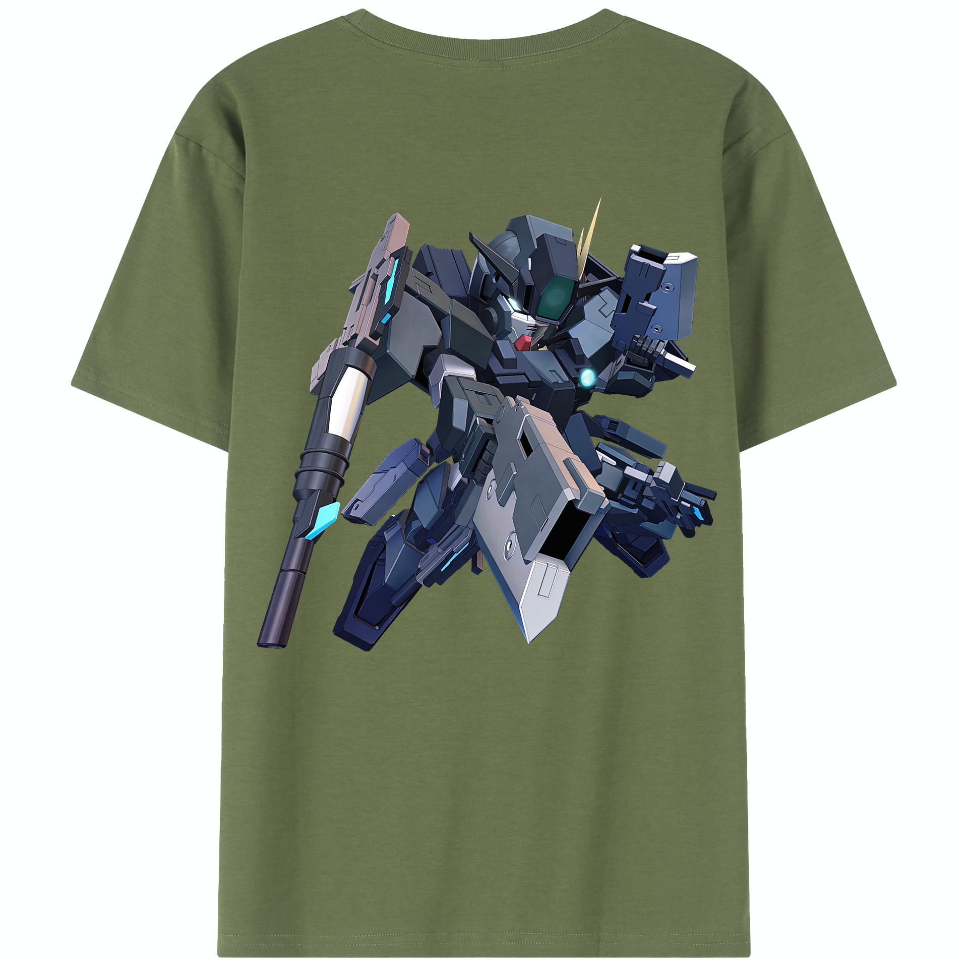 （画像用） 機動戦士ガンダム Mobile Suit Gundam 綿100％半袖Tシャツ（背面プリント）